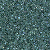 Forest Green Lined Opal AB Miyuki Delica 11/0 DB1768