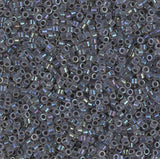 Gray Lined Opal AB Miyuki Delica 11/0 DB1774