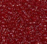 DB1102 11/0 Transparent Dark Cranberry Miyuki Delica