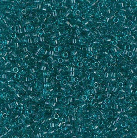 Transparent Caribbean Teal Miyuki Delica 11/0 DB1108