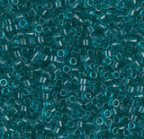 Transparent Caribbean Teal Miyuki Delica 11/0 DB1108