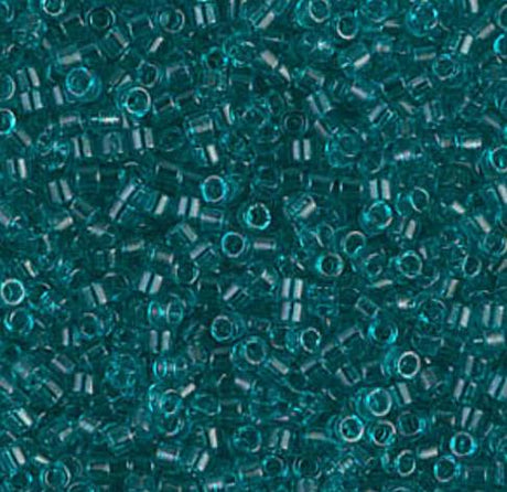 Transparent Caribbean Teal Miyuki Delica 11/0 DB1108