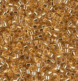 24kt Gold Lined Crystal Miyuki Delica 11/0 DB0033