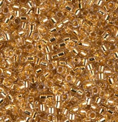 24kt Gold Lined Crystal Miyuki Delica 11/0 DB0033