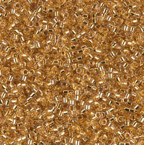 DB0033 11/0 24kt Gold Lined Crystal Miyuki Delica