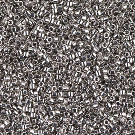Palladium Plated Miyuki Delica 11/0 DB0038 11/0
