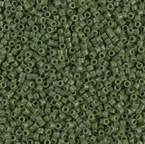 Opaque Avocado, 11/0 Miyuki Delica Bead, DB1135 - 5 Grams