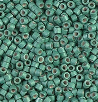 Galvanized Matte Dark Mint Miyuki Delica 11/0 DB1171
