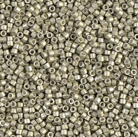 DB1181 11/0 Galvanized Semi- Frosted Aloe Miyuki Delica