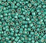 Galvanized Semi- Frosted Dark Mint Miyuki Delica 11/0 DB1182
