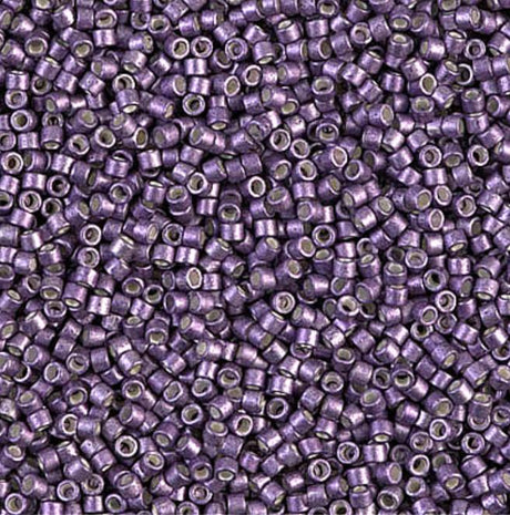 Galvanized Semi-Frosted Eggplant Miyuki Delica 11/0 DB1185