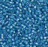 DB1709 11/0 Mint Pearl Lined Azure Miyuki Delica