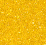 DB1301 11/0 Dyed Transparent Yellow Miyuki Delica