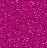 Dyed Transparent Fuchsia Miyuki Delica 11/0 DB1310