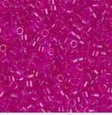 DB1310 11/0 Dyed Transparent Fuchsia Miyuki Delica