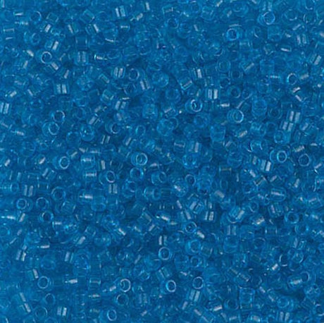 Dyed Transparent Capri Blue Miyuki Delica 11/0 DB1318