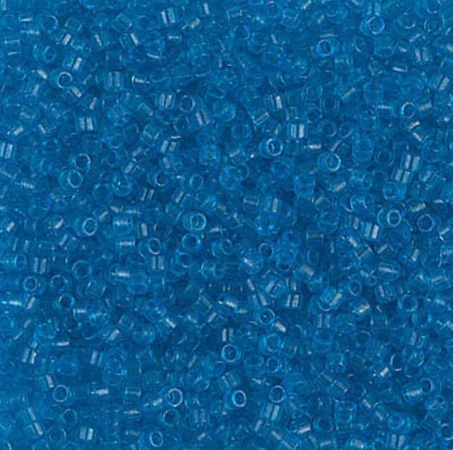Dyed Transparent Capri Blue Miyuki Delica 11/0 DB1318