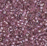 DB1745 11/0 Sparkling Antique Rose Lined Crystal AB Miyuki Delica