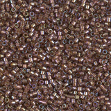 DB1759 11/0 Sparkling Beige Lined Amethyst AB Miyuki Delica 
