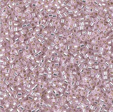 DB1335 11/0 Dyed Silver Lined Pink Miyuki Delica 