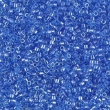 DB1230 11/0 Transparent Azure Luster Purple Miyuki Delica
