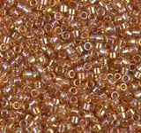DB1241 11/0 Transparent Marigold AB Miyuki Delica