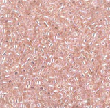 DB1243 11/0 Transparent Pink Mist AB Miyuki Delica
