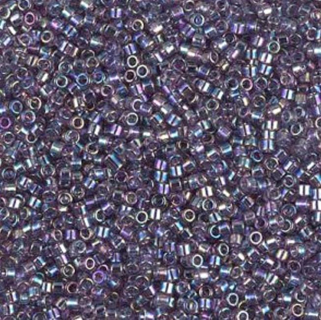 DB1245 11/0 Transparent Light Amethyst AB Miyuki Delica 