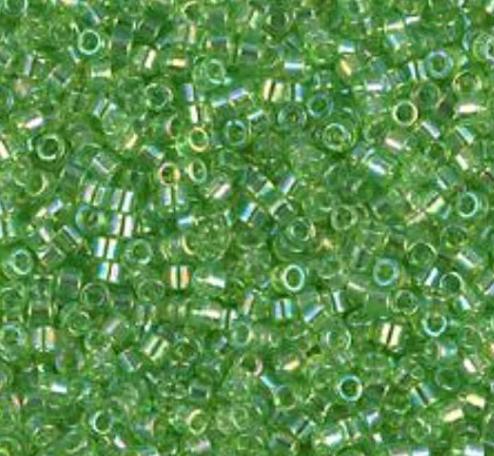 DB1246 11/0 Transparent Lime AB Miyuki Delica 