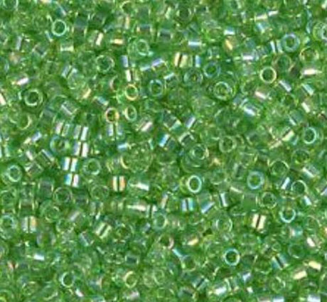 DB1246 11/0 Transparent Lime AB Miyuki Delica 