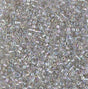 DB1251 11/0 Transparent Gray Mist AB Miyuki Delica 