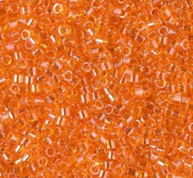 DB1887 11/0 Transparent Orange Luster Miyuki Delica