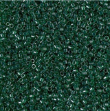 DB1894 11/0 Transparent Emerald Luster Miyuki Delica 
