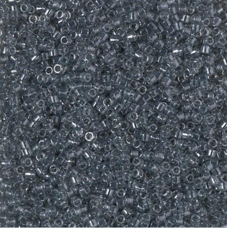 DB1897 11/0 Transparent Grey Luster Miyuki Delica 