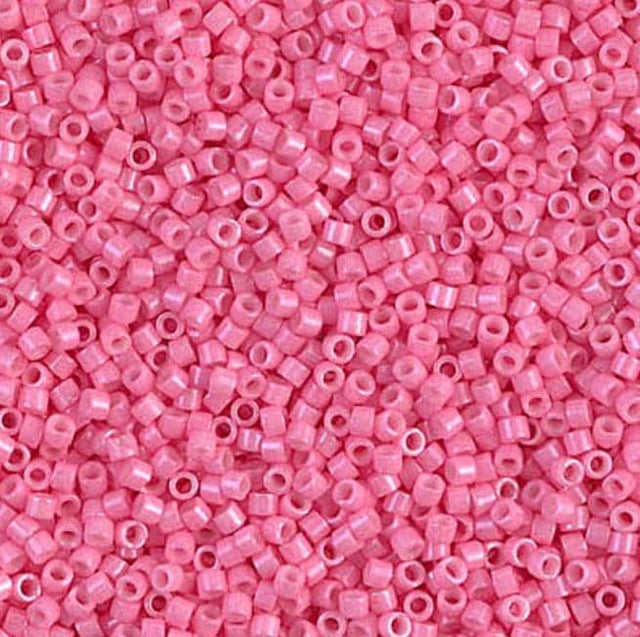DB1371 11/0 Dyed Opaque Carnation Pink Miyuki Delica 