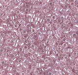 DB1472 11/0 Transparent Pale Rose Luster Miyuki Delica 