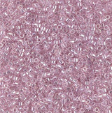 DB1472 11/0 Transparent Pale Rose Luster Miyuki Delica