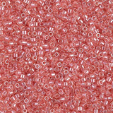 DB1481 11/0 Transparent Salmon Luster Miyuki Delica 
