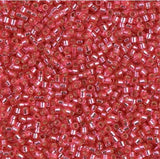 DB2154 11/0 Duracoat Silver Lined Dyed Hibiscus Miyuki Delica 