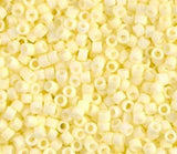 DB1511-1 11/0 Matte Opaque Pale Yellow Miyuki Delica