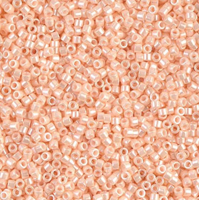DB1532-1 11/0 Opaque Light Peach Ceylon Miyuki Delica 