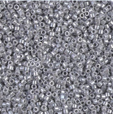 DB1570 11/0 Opaque Ghost Gray Luster Miyuki Delica 