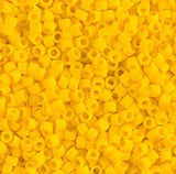 DB1582 11/0 Matte Opaque Canary Miyuki Delica