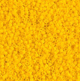 DB1582 11/0 Matte Opaque Canary Miyuki Delica  