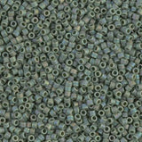 DB1594 11/0 Matte Opaque Avocado AB Miyuki Delica 