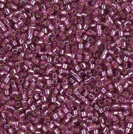 DB2162 11/0 Duracoat Silver Lined Dyed Hydrangea Miyuki Delica