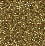 DB2164 11/0 Duracoat Silver Lined Dyed Zest Miyuki Delica 