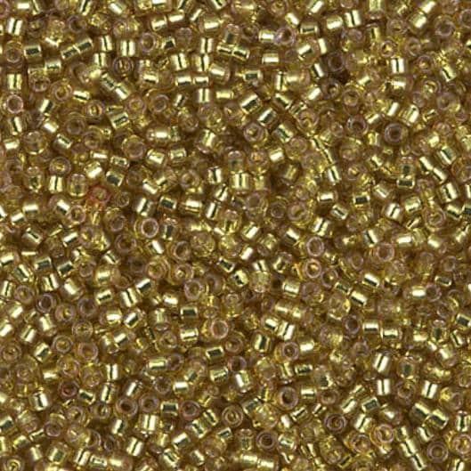 DB2164 11/0 Duracoat Silver Lined Dyed Zest Miyuki Delica