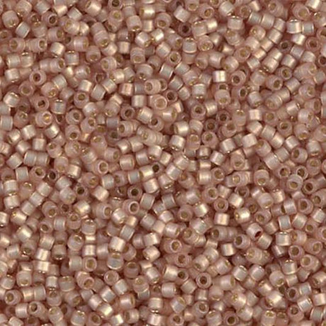 DB2177 11/0 Duracoat Silver Lined Dyed Mica Miyuki Delica
