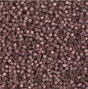 DB2183 11/0 Duracoat Semi Frosted Silver Lined Dyed Raisin Miyuki Delica
